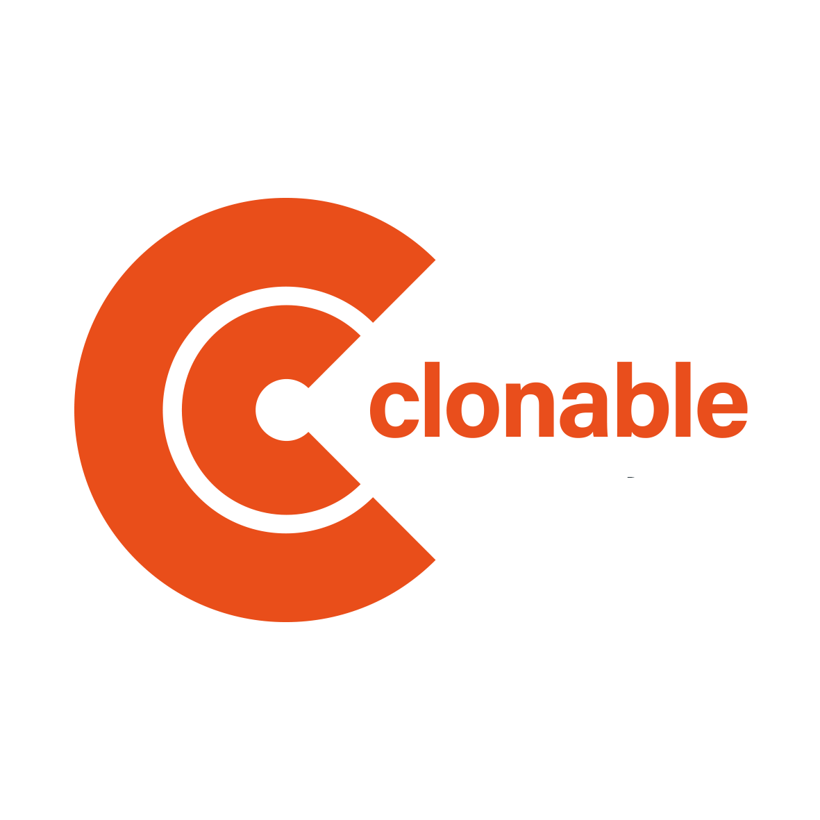 Clonable logo vaalea tausta